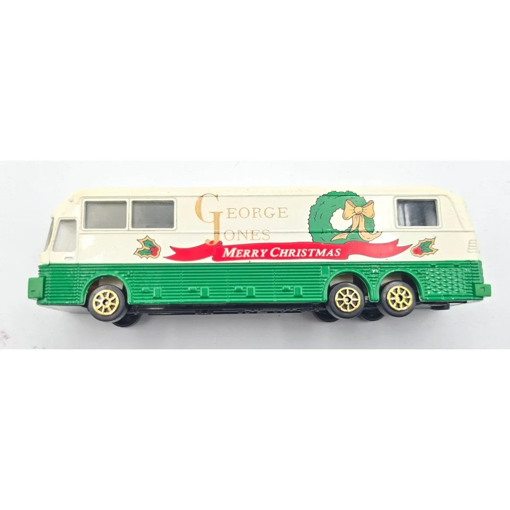 Road Champs George Jones Merry Christmas‎ Possum Tour Bus Boxed Vintage 1993